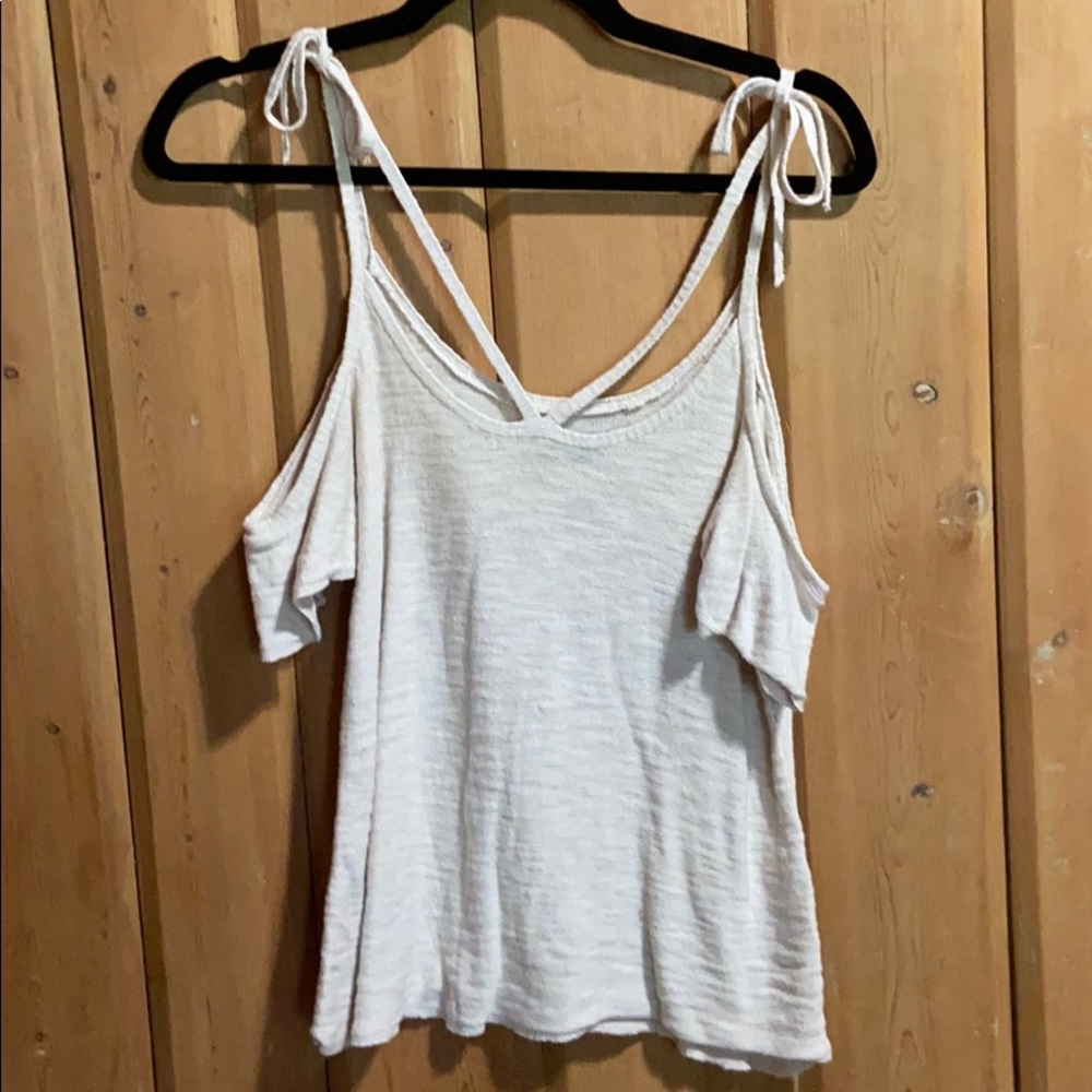 American Eagle Tie Off the Shoulder Top